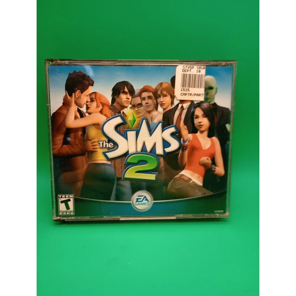 The Sims 2 (PC, 2004) Complete CIB 4 Disc Game Very Good Condition